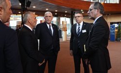 Dervişoğlu, Avrupa Konseyi Parlamenter Meclisi ALDE Grup Başkanı Bulai ile görüştü