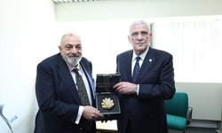 Dervişoğlu, Avrupa Konseyi Parlamenter Meclisi Türk Grubu Başkanı Türkeş ile görüştü