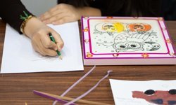 Devlet korumasındaki çocuklar sanatsal etkinliklerle gelişiyor