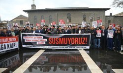 Diyarbakır ve Şırnak'ta İsrail'in Filistinli esirlere yönelik 'idam yasası' protesto edildi