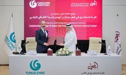 Doha YEE ile Katar Toplum Yüksekokulu arasında Türkçe öğretimine yönelik protokol imzalandı