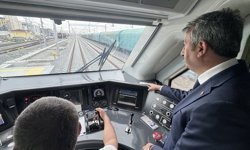 Edirne Valisi Sezer, hızlı trenin test sürüşüne katıldı