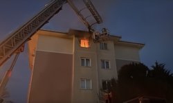 Edirne'de bir apartman dairesinde çıkan yangın söndürüldü