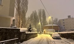 Erzurum, Ardahan ve Kars'ta kar yağışı etkili oldu