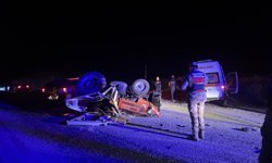 Erzurum'da ambulans ile traktörün çarpıştığı kazada 4 kişi yaralandı