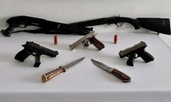 Erzurum'da yasa dışı silahlanmanın önlenmesine yönelik operasyonda 2 zanlı yakalandı