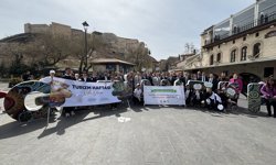 Gaziantep'te Turizm Haftası kapsamında yürüyüş düzenlendi