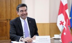 Gürcistan Dışişleri Bakanı Botchorishvili, Türkiye'nin Tiflis Büyükelçisi Arı ile bir araya geldi