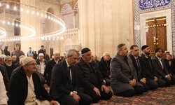 Hacı adayları Selimiye Camisi'nden dualarla kutsal topraklara uğurlandı