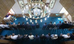 Hatay'da depremde yıkılan caminin yerine yenisi inşa edildi