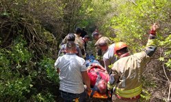 Hatay'da uçurumdan düşen kişi yaralandı