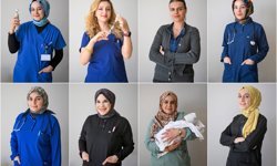 'Hayatın ilk anı'na tanıklık eden ebeler, anne ve bebek sağlığı için özveriyle görev yapıyor