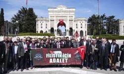 Hukukçular Derneği, İsrail'in Filistinli esirlere yönelik idam yasasını İstanbul'da protesto etti