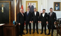 İçişleri Bakanı Çiftçi, TŞOF heyetini kabul etti