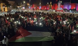 İsrail'in çıkardığı idam yasası Kayseri'de protesto edildi