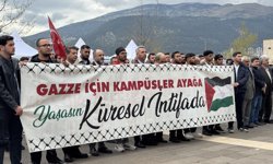 İsrail'in Filistinli esirlere yönelik 'idam yasası' Gaziantep ve çevre illerde protesto edildi
