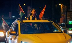 İstanbul'da Gazze'ye destek için araç konvoyu oluşturuldu