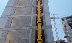 Karmod moloz kuleleri inşaatlardaki iş kazalarını azaltıyor
