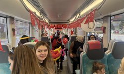 Kayseri'de 'Çocuk Treni' etkinliği öğrencileri eğlendirdi