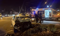 Kayseri'de trafik kazasında 4 kişi yaralandı