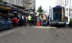 Kilis'te motosikletin bebek arabasına çarptığı kazada 2 kişi yaralandı