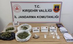 Kırşehir'de 1,2 kilo uyuşturucuyla yakalanan zanlı tutuklandı