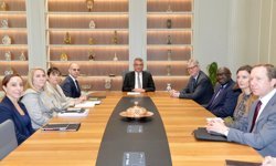 KKTC Cumhurbaşkanı Erhürman, BM Genel Sekreter Yardımcısı Lacroix'i kabul etti