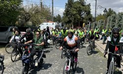 Konya'da Yeşilay tarafından '23 Nisan'da Sağlık İçin Pedalla' etkinliği düzenlendi