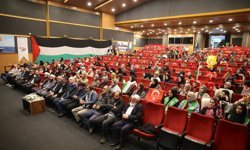 Küresel Sumud Filosu aktivistleri 'Özgürlük ve Sumud Filosu Akdeniz'e Açılıyor' programında konuştu