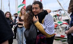 Küresel Sumud Filosu gücünü artırarak Barselona'dan Gazze'ye doğru yola çıktı