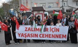 Kütahya'da İsrail'in Küresel Sumud Filosu'na saldırısı protesto edildi