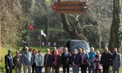 Macaristan'dan gelen turist kafilesi, Zonguldak'ta ziyaretlerde bulundu