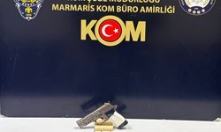 Marmaris'te ruhsatsız silahla yakalanan şüpheli tutuklandı