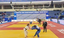 Milli judocu Bilal Çiloğlu, Avrupa Şampiyonası'nda bronz madalya kazandı