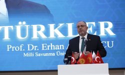 Milli Savunma Üniversitesi Rektörü Prof. Dr. Erhan Afyoncu Kırgızistan'da konferans verdi: