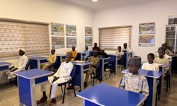 Nijeryalı öğrenciler, TDV bursu için sınav ve mülakata girdi