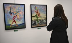 Ressam Nazende Yücel'in 'Yediveren Kadınlar' sergisi Ankara'da açıldı