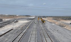 Sanayicinin ihracatını kolaylaştıracak demir yolu lojistik merkezinin yüzde 70'i tamamlandı