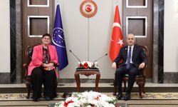 TBMM Başkanı Kurtulmuş, AKPM Başkanı Bayr ile görüştü