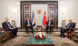 TBMM Başkanı Kurtulmuş, Bosna Hersek Temsilciler Meclisi Birinci Başkanvekili Zvizdic ile görüştü