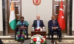 TBMM Başkanı Kurtulmuş, Fildişi Sahili Senatosu Başkanı Camara ve Ulusal Meclisi Başkanı Achi ile görüştü