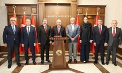 TDT Aksakallar Konseyi Başkanı Yıldırım, Samsun'da ziyaretlerde bulundu