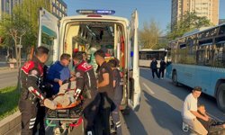 Tekirdağ'da otobüse arkadan çarpan motosikletteki 2 kişi yaralandı