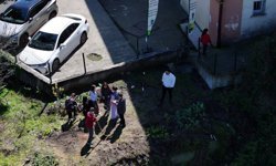 Trabzon'da ortaokul öğrencileri okullarında sürdürülebilir tarımı öğreniyor