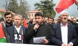 Trakya'da İsrail'in Filistinli esirleri hedef alan 'idam yasası'na tepki