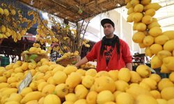 Tunus'ta 'Narenciye Kralı' lakabıyla bilinen esnaf, tezgahı ve sunumuyla dikkati çekiyor