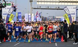 Türkiye İş Bankası 21. İstanbul Yarı Maratonu'nu verilen startla başladı