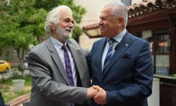 Türkiye Polis Emeklileri Derneği Genel Başkanı Şimşek'ten Yeşilçam emekçisi 'Zagor'a plaket