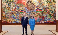 Yargıtay Cumhuriyet Başsavcısı Şentürk, Azerbaycan Milli Meclisi Başkanı Gafarova ile görüştü