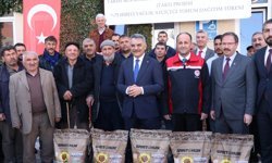 Yozgat'ta çiftçilere yağlık ayçiçeği tohumu desteği